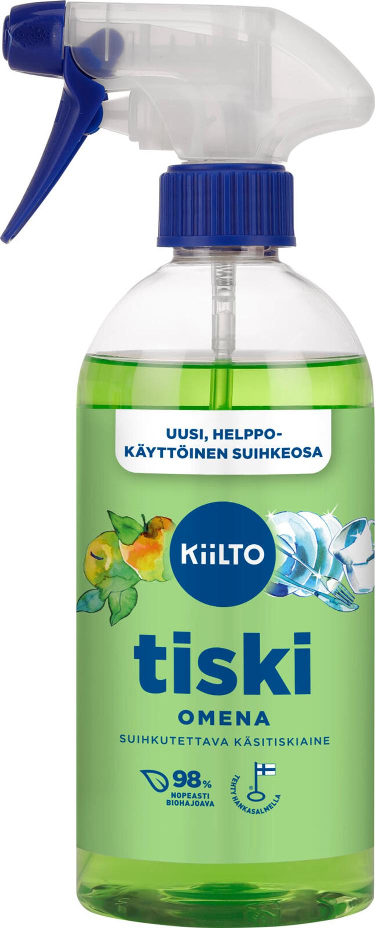 Kiilto suihkutettava käsitiskiaine Omena 475 ml