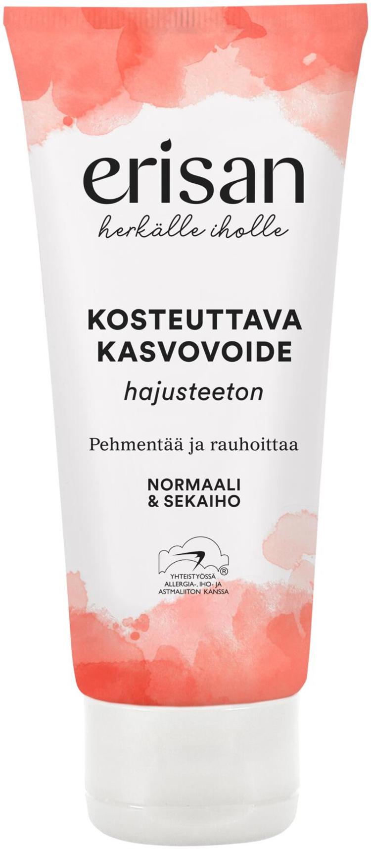 Erisan Hajusteeton Kosteuttava Kasvovoide 100ml