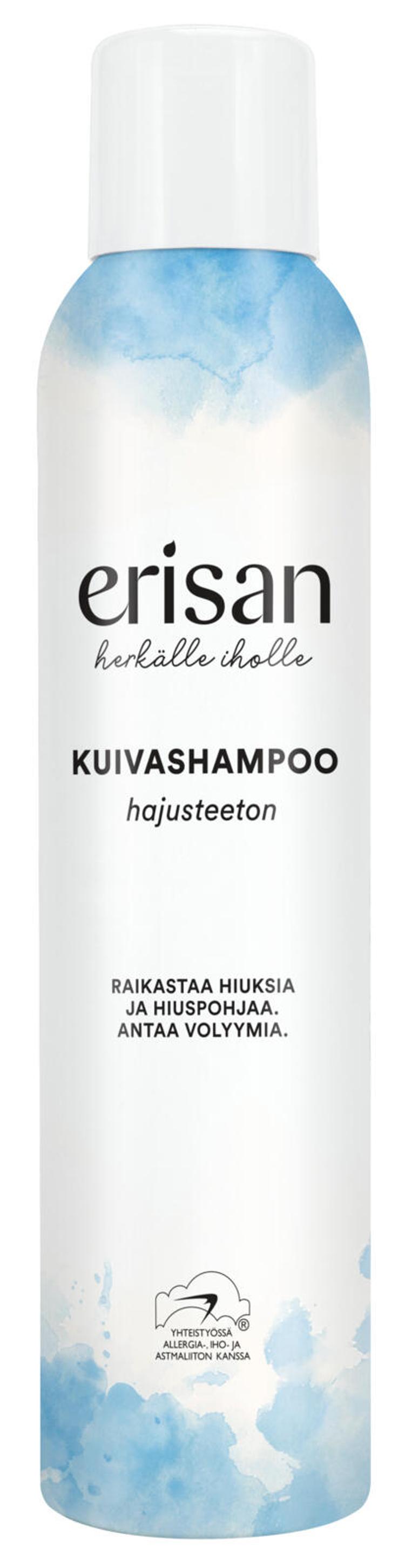 Erisan Hajusteeton Kuivashampoo 250 ml