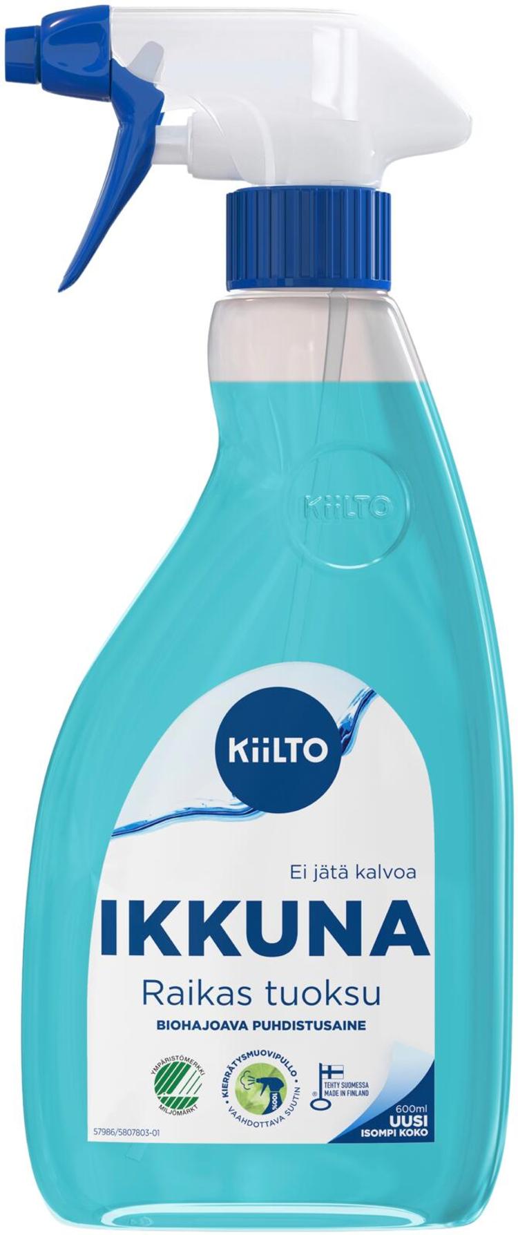 Kiilto Ikkuna biohajoava puhdistussuihke 600 ml