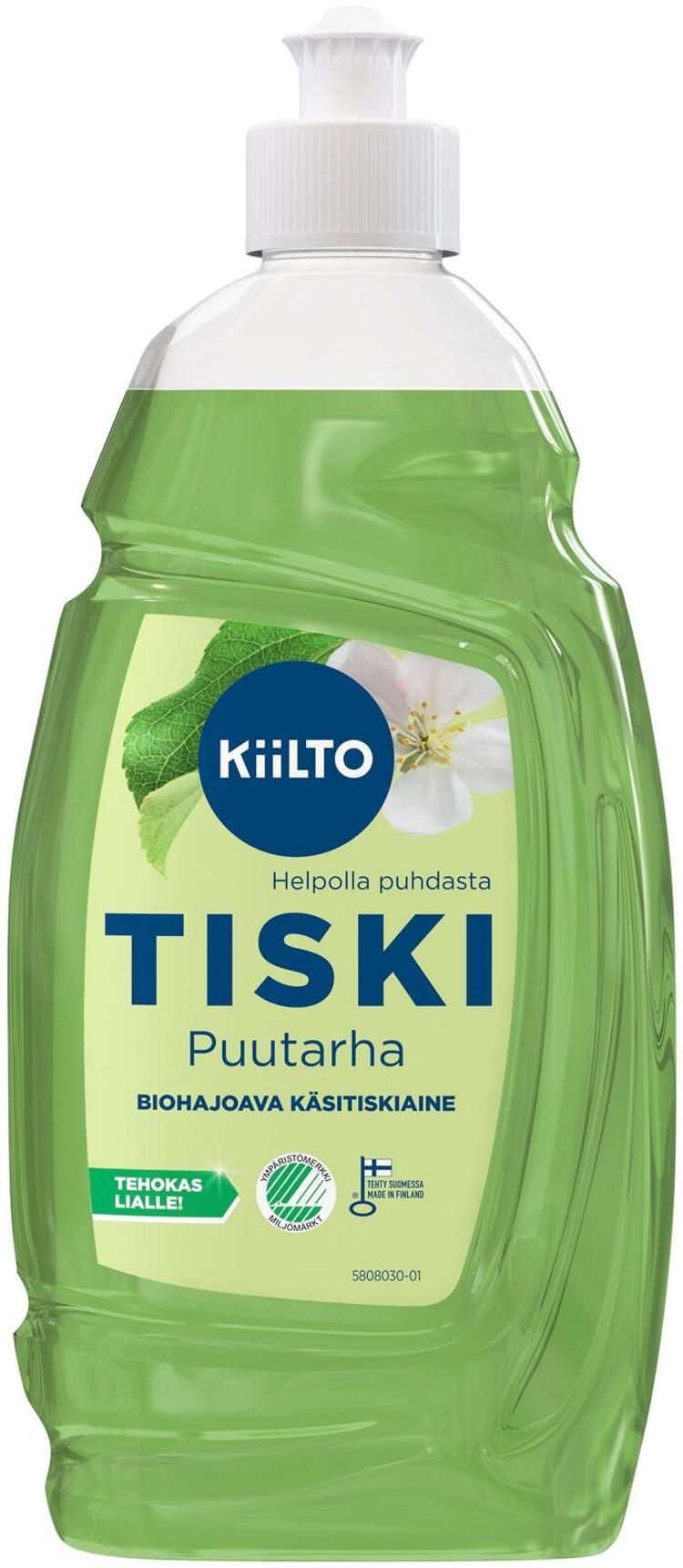 Kiilto biohajoava käsitiskiaine Puutarha 500 ml