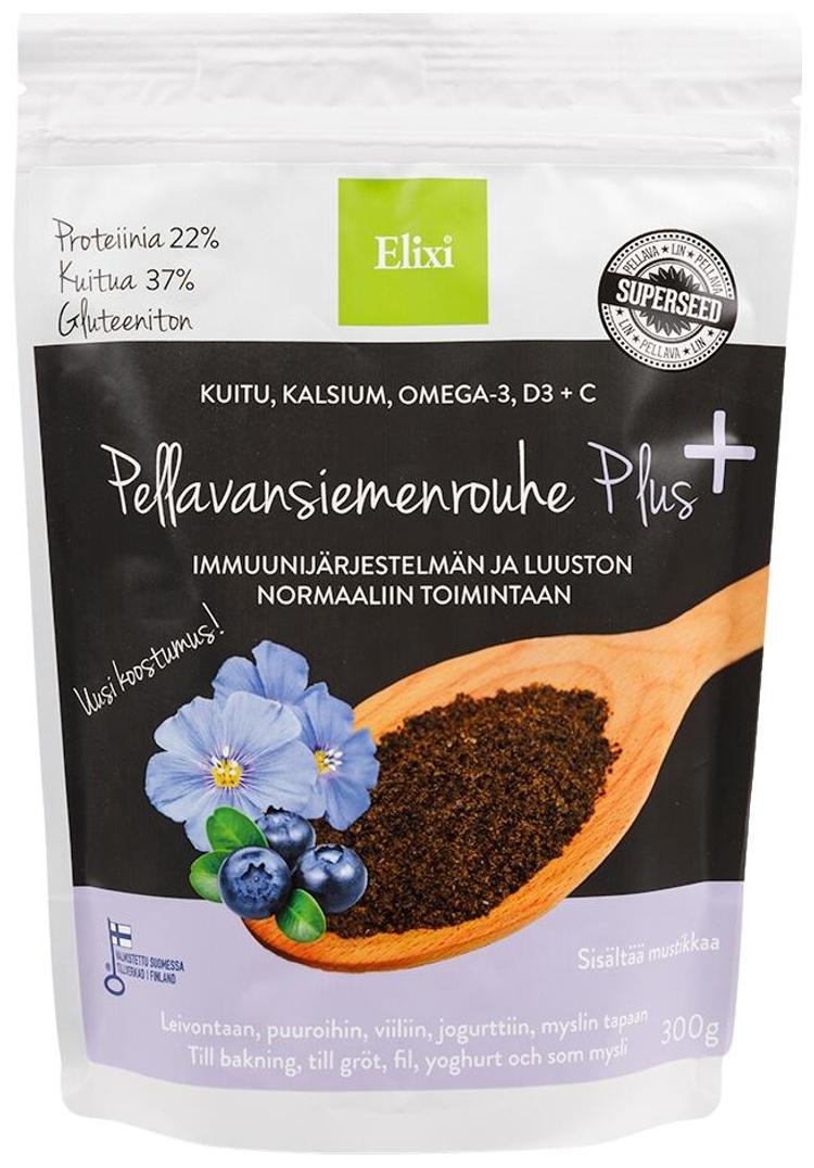 Elixi Pellavansiemenrouhe Plus 300 g