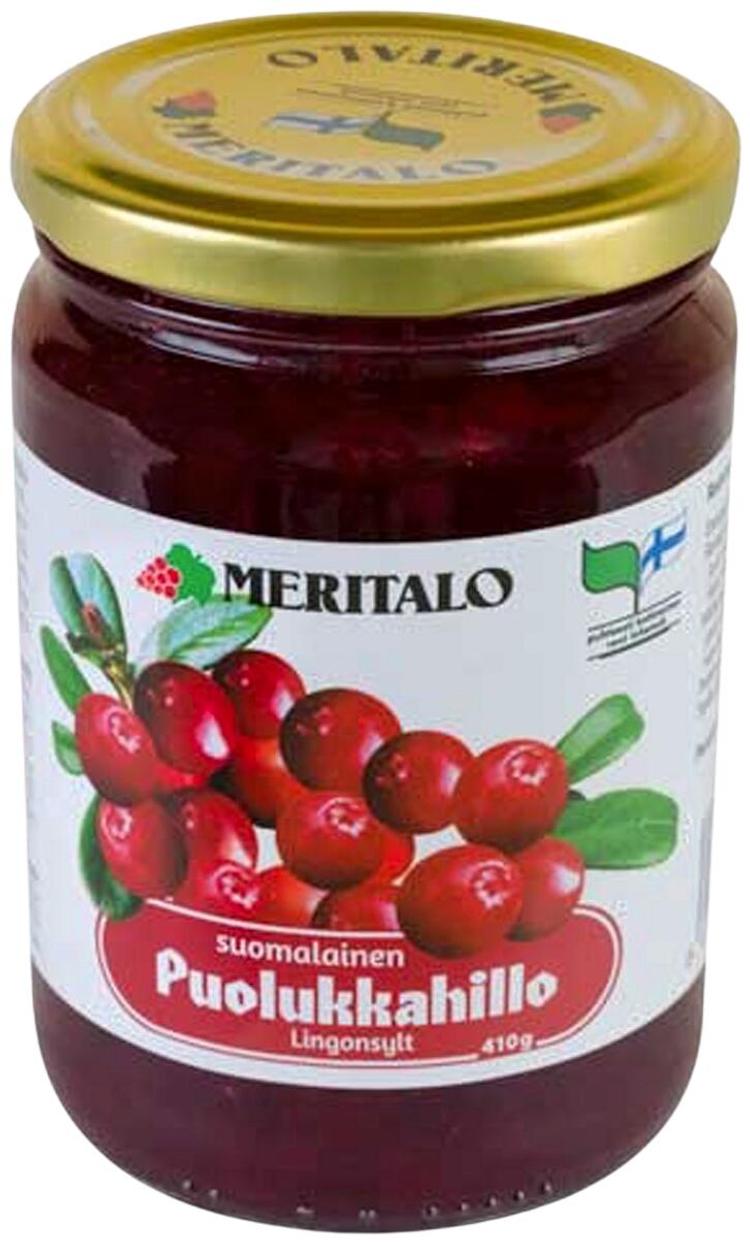 Meritalo Suomalainen Puolukkahillo 410g