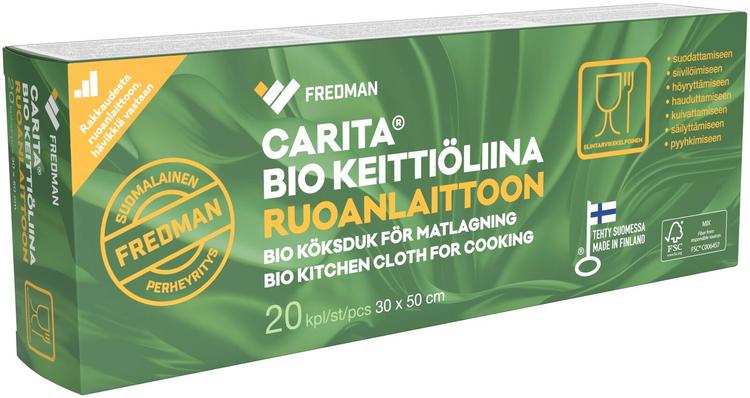 Fredman Bio keittiöliina ruoanlaittoon 30x50cm 20kpl