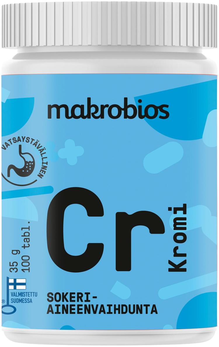 Makrobios Krom 50 mcg 100 tablettia 35g