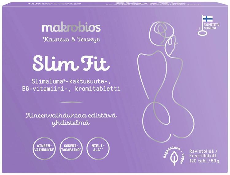 Makrobios Slim Fit 120 tablettia 59g