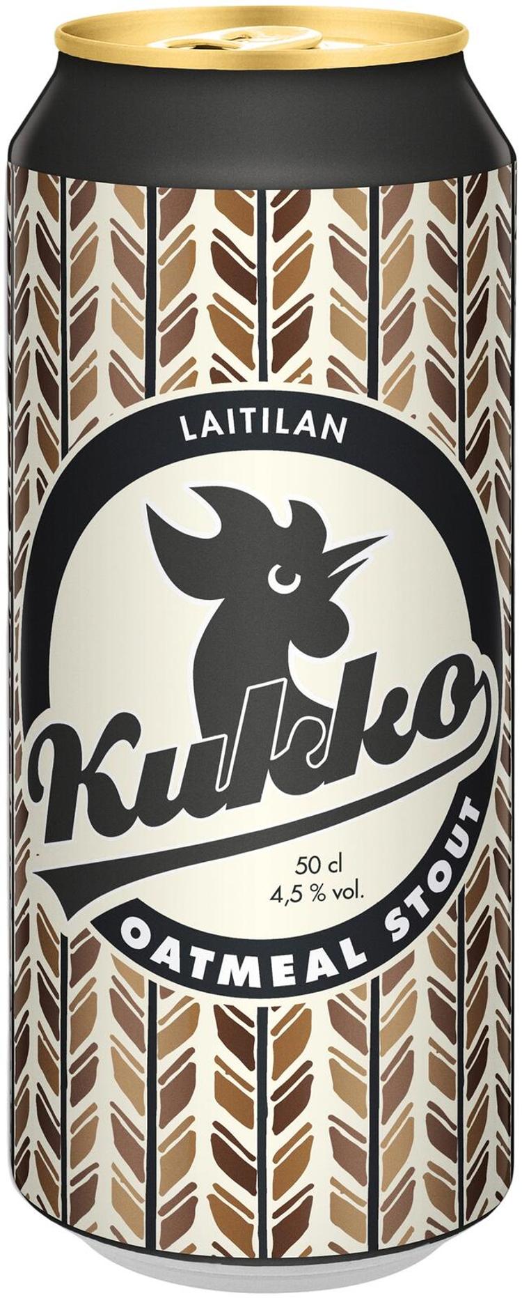 Laitilan Kukko Oatmeal Stout 4,5 til-% 0,5L olut