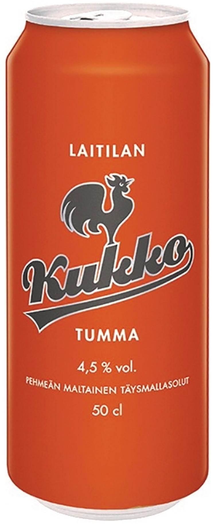 Laitilan Kukko Tumma 4,5 til-% 0,5L lagerolut