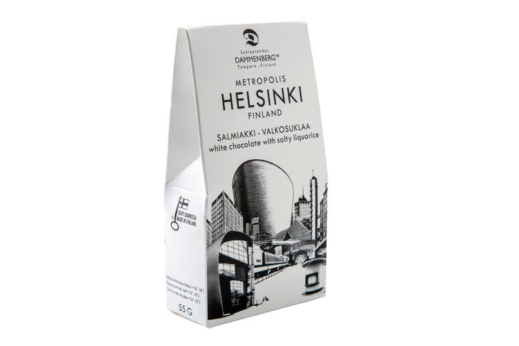 Dammenberg Helsinki salmiakki valkosuklaa 55g