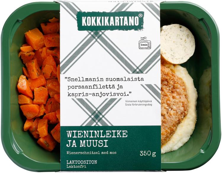 Kokkikartano Wieninleike ja muusi 350g | S-kaupat ruoan verkkokauppa