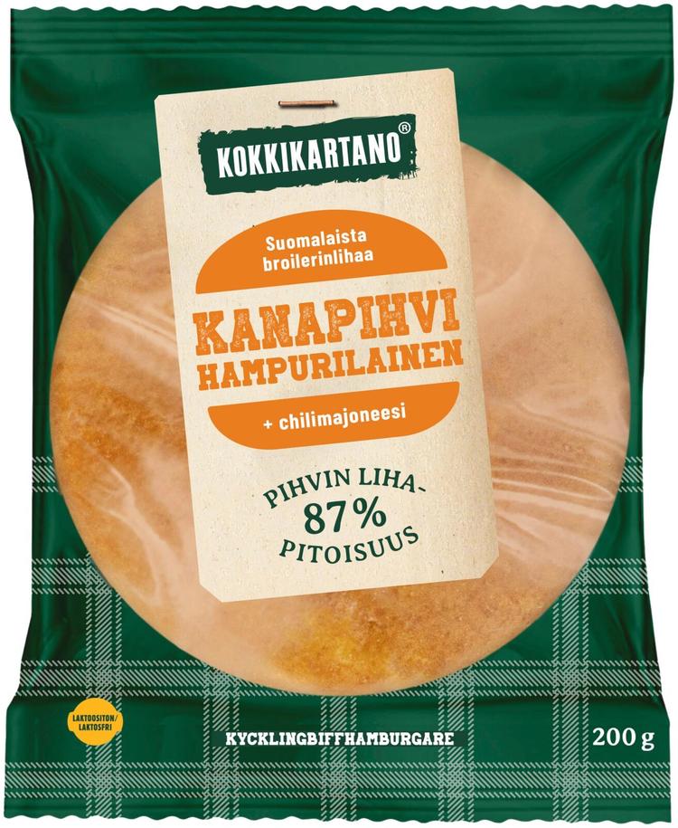 Kokkikartano Kanapihvihampurilainen 200g