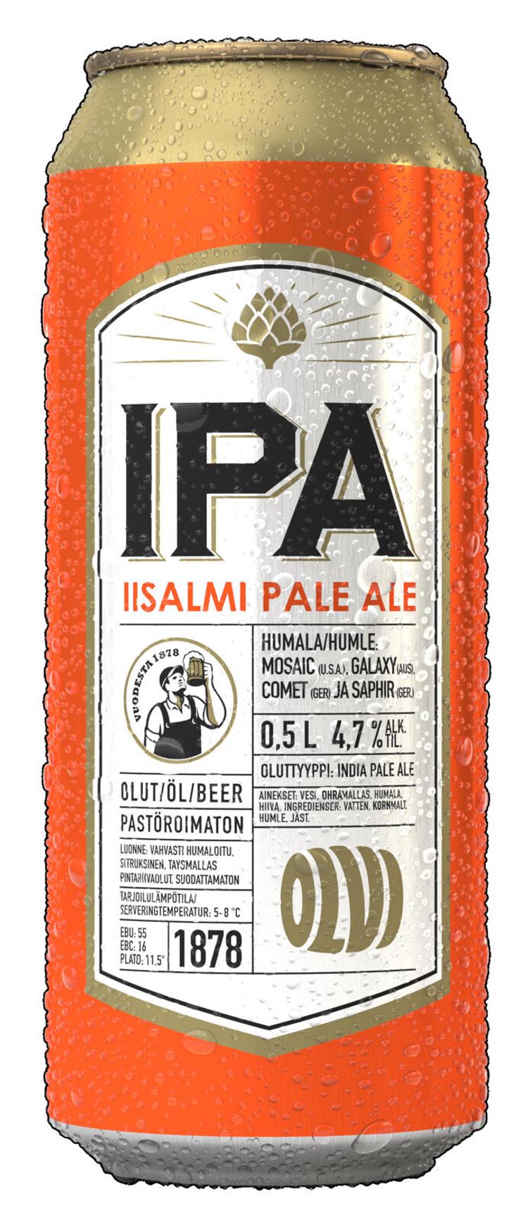 OLVI IPA 4,7% olut 0,5 l tlk