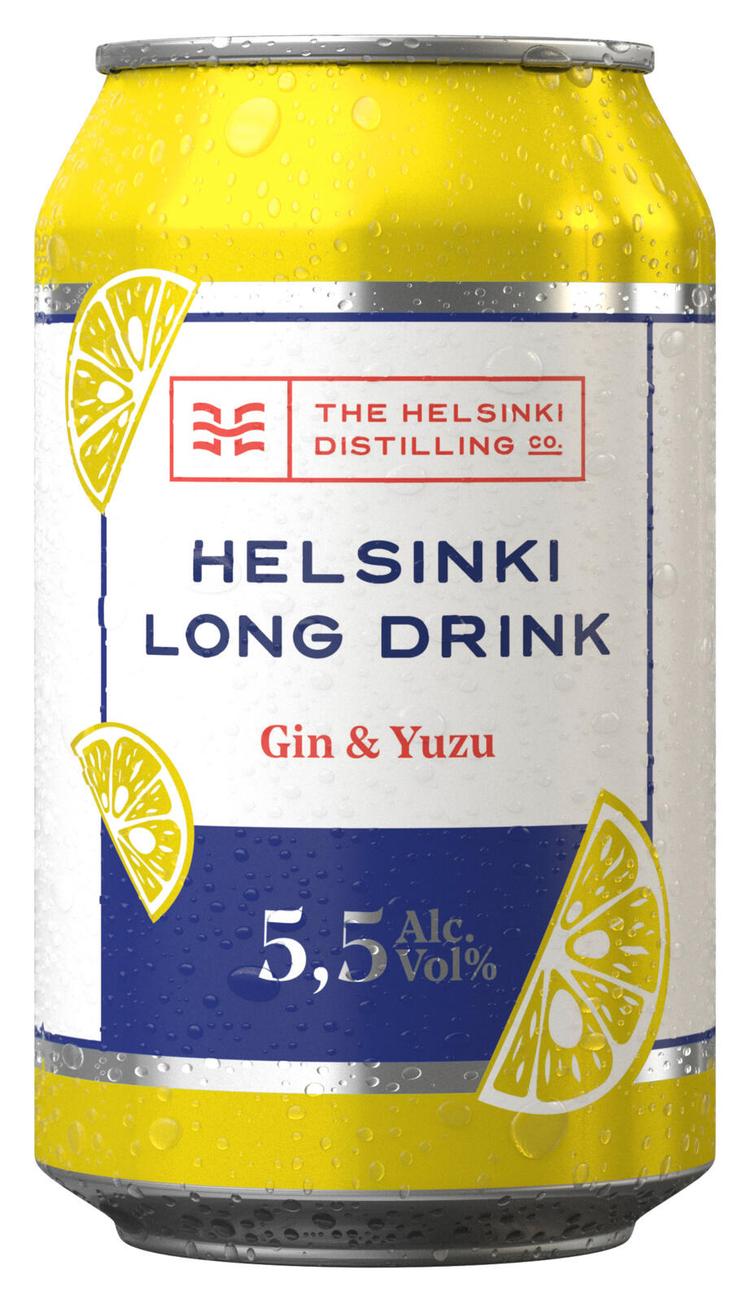 Helsinki Long Drink Gin&Yuzu 5,5 % 0,33 l tlk