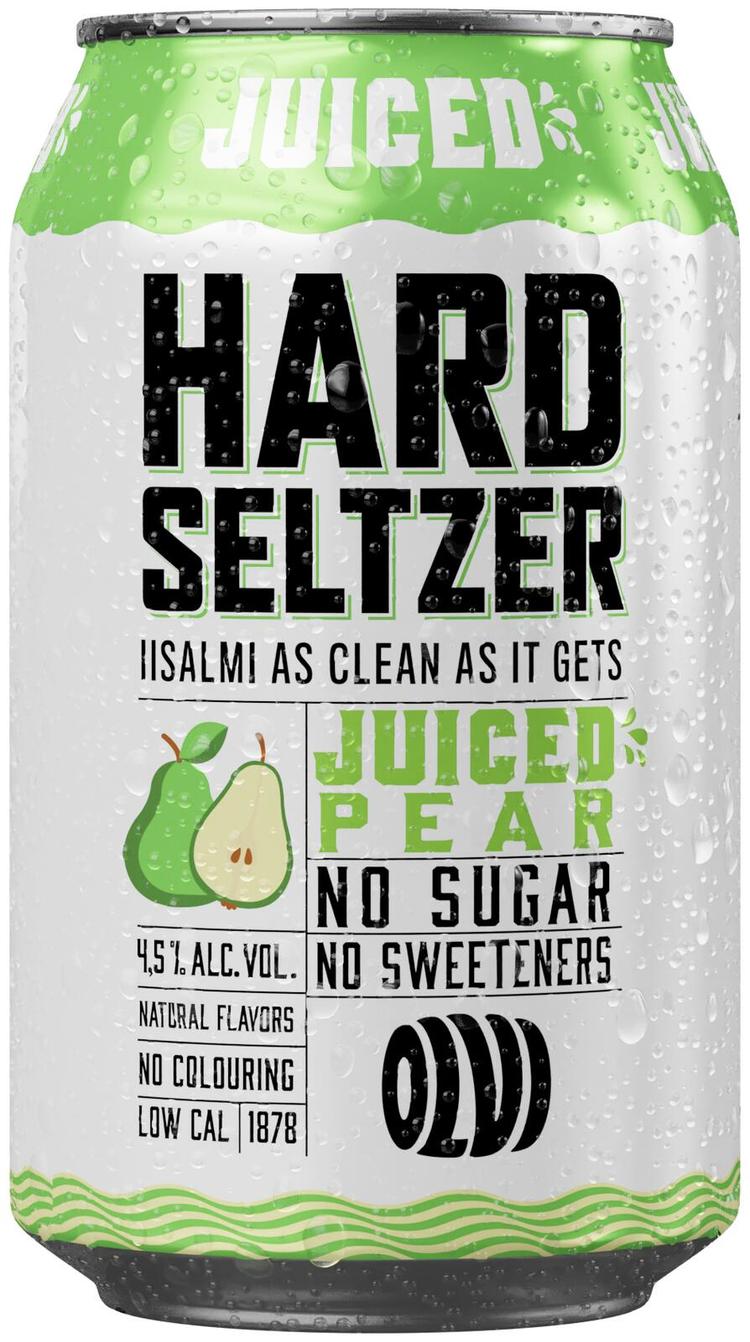 OLVI Hard Seltzer Juiced Pear 4,5 % 0,33 l tlk