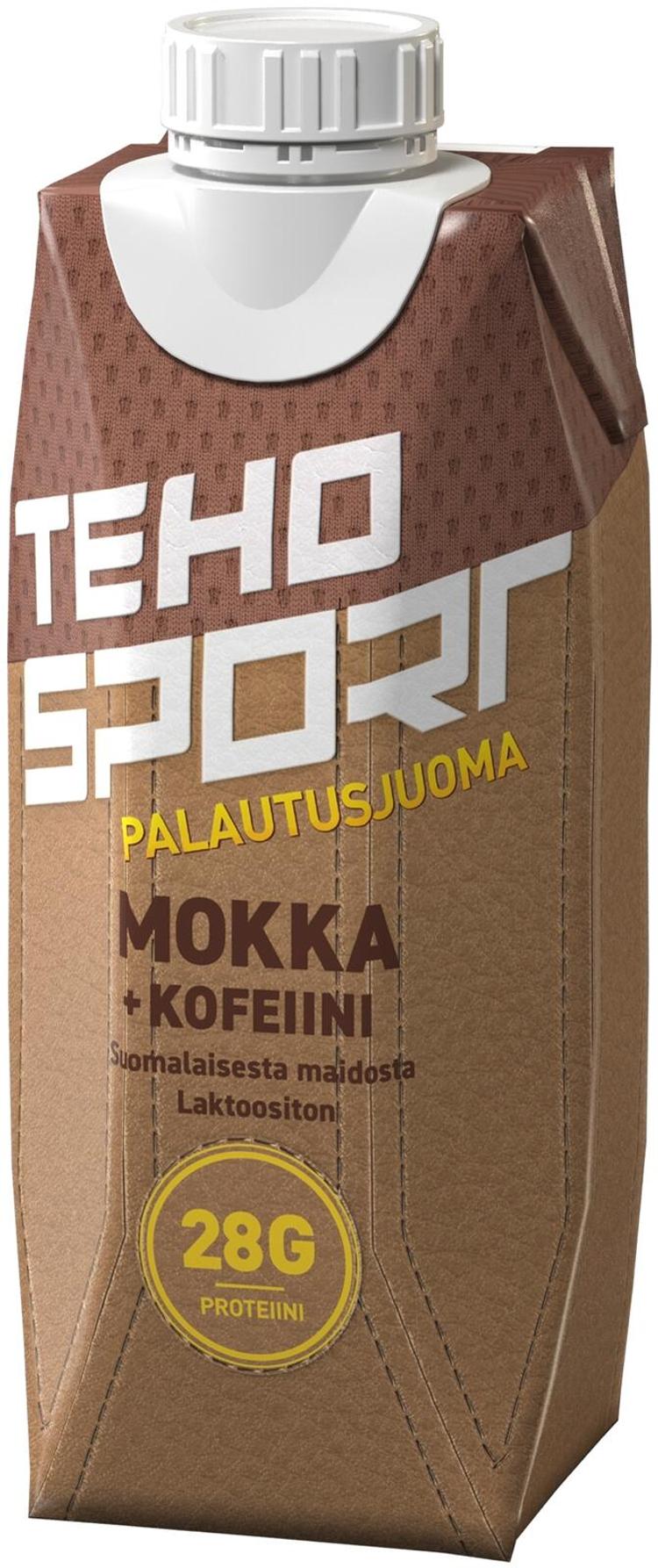TEHO Sport Mokka+kofeiini palautusjuoma 0,33 l