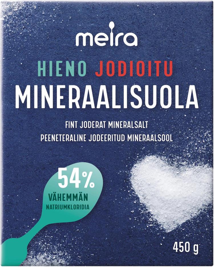 Meira Mineraalisuola hieno jodioitu 450g