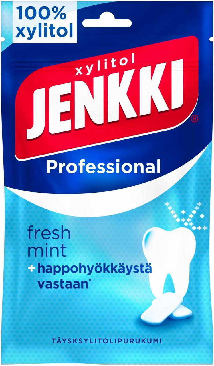 Jenkki Professional Freshmint täysksylitolipurukumi 90g