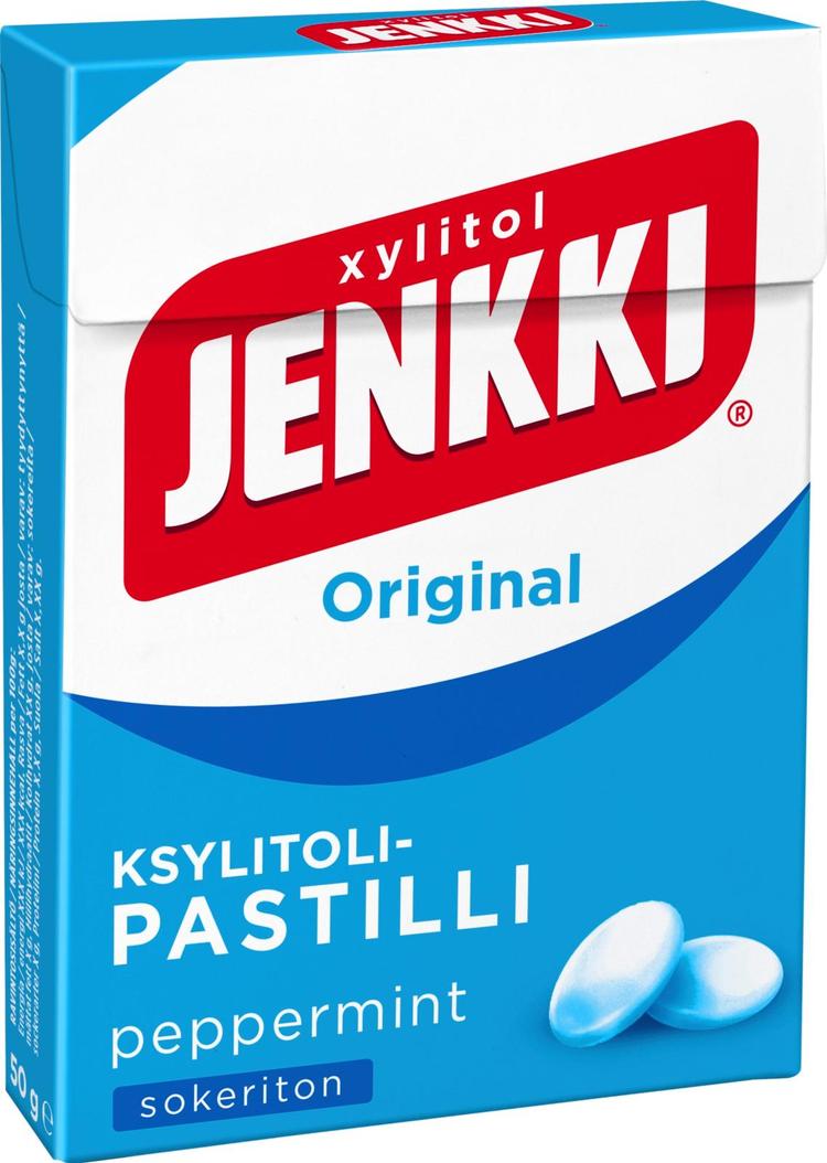 Jenkki Original Peppermint ksylitolipastilli 50g