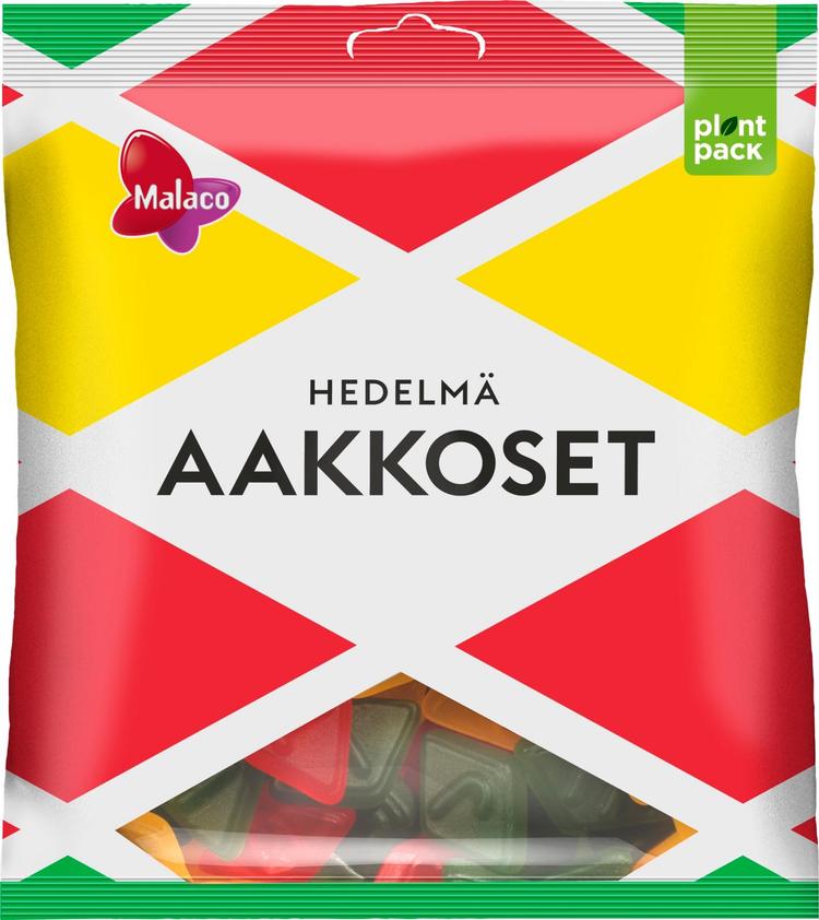 Malaco Aakkoset Hedelmä makeissekoitus 340g