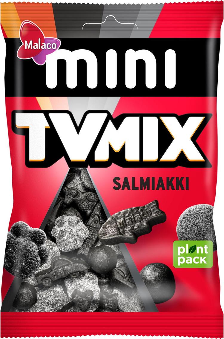 Malaco Mini TV Mix Salmiakki makeissekoitus 110g