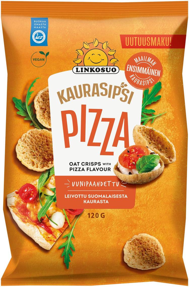 Linkosuo Kaurasipsi 120g Pizza