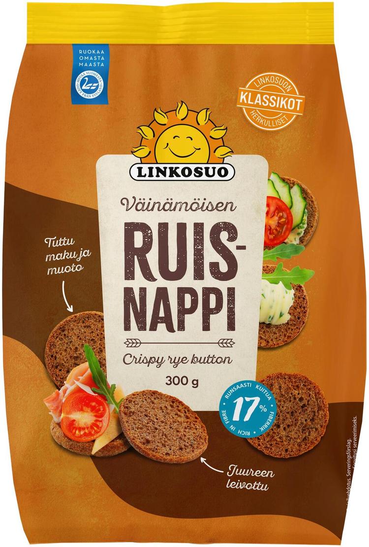 Linkosuo Väinämöisen Ruisnappi 300 g