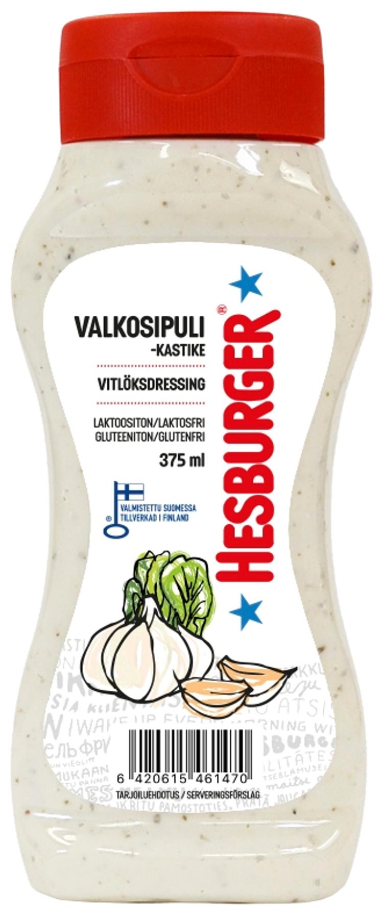 Hesburger Valkosipulikastike 375ml