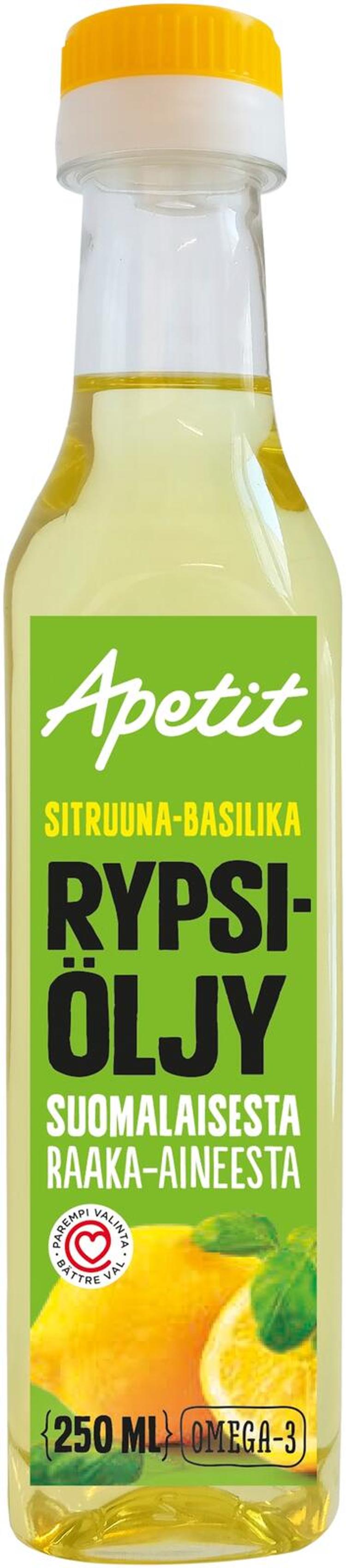 Apetit 250ml rypsiöljy sitruuna-basilika