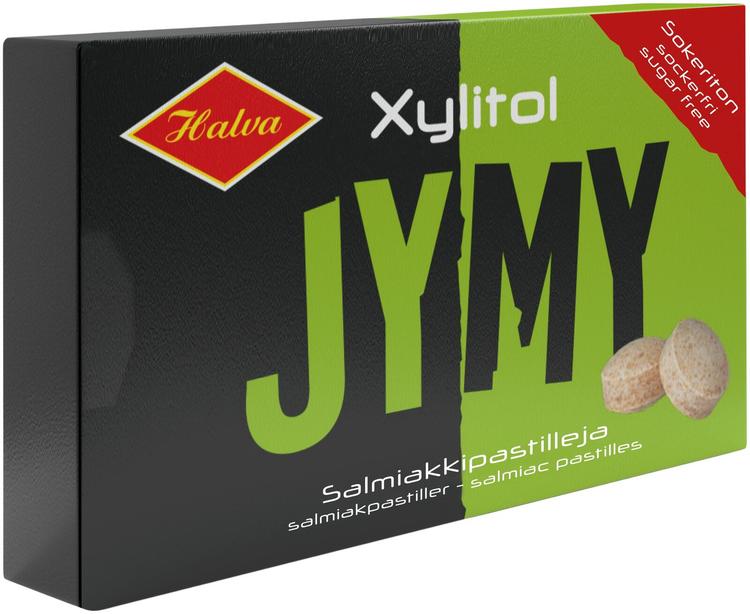 Halva Jymy Xylitol Salmiakkipastilleja 30 g