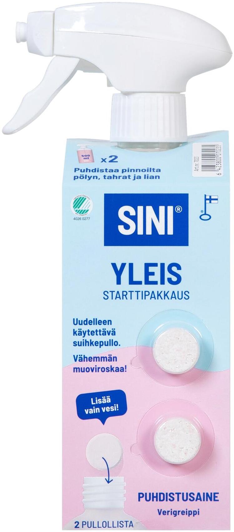 Sini yleispuhdistusaine starttipakkaus