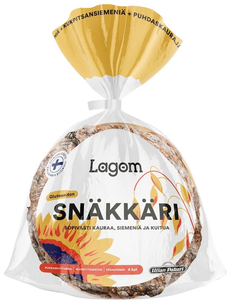 240g Lagom Snäkkäri Gluteeniton siemennäkkileipä