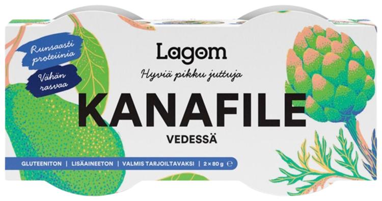 Lagom 14x(2x80/52g) Kanafile vedessä