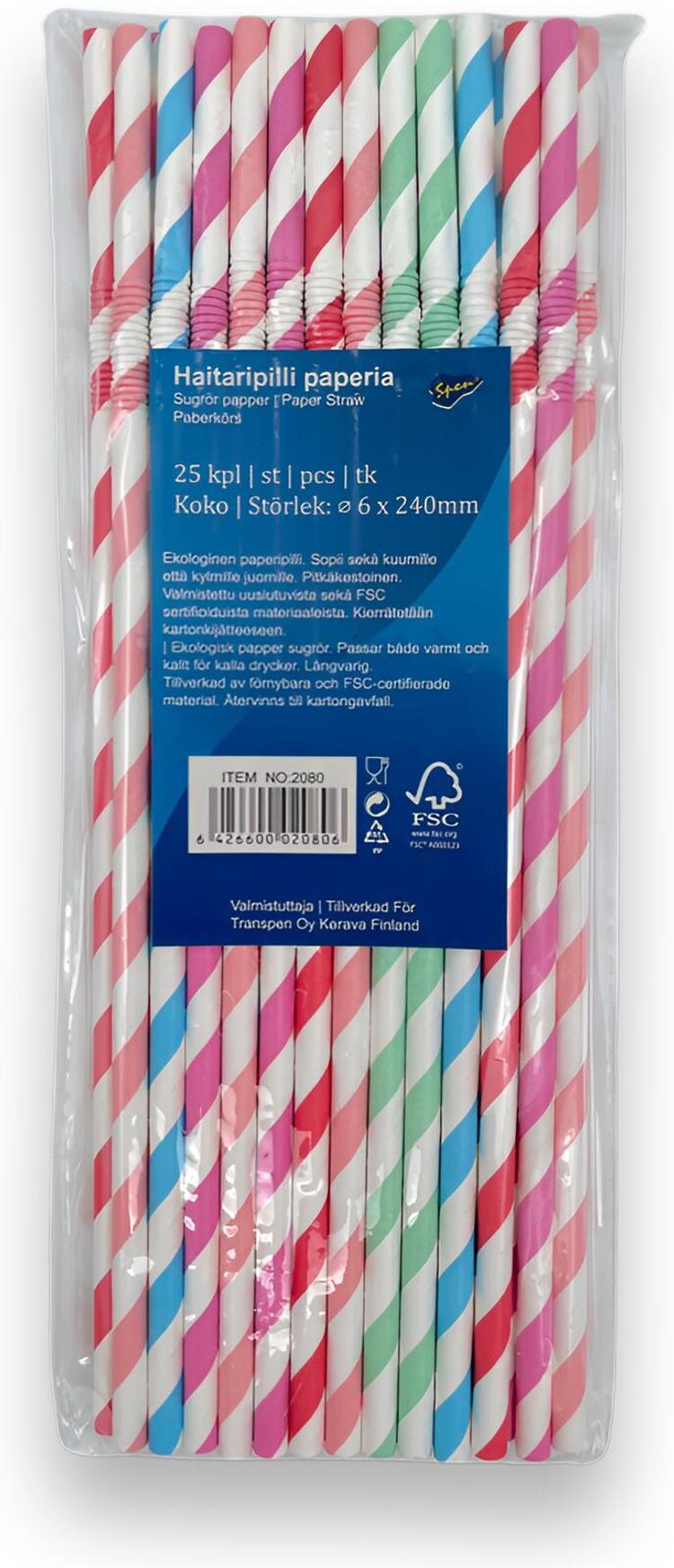 Spen paperipilli taipuva 6 X 240 mm 25 kpl