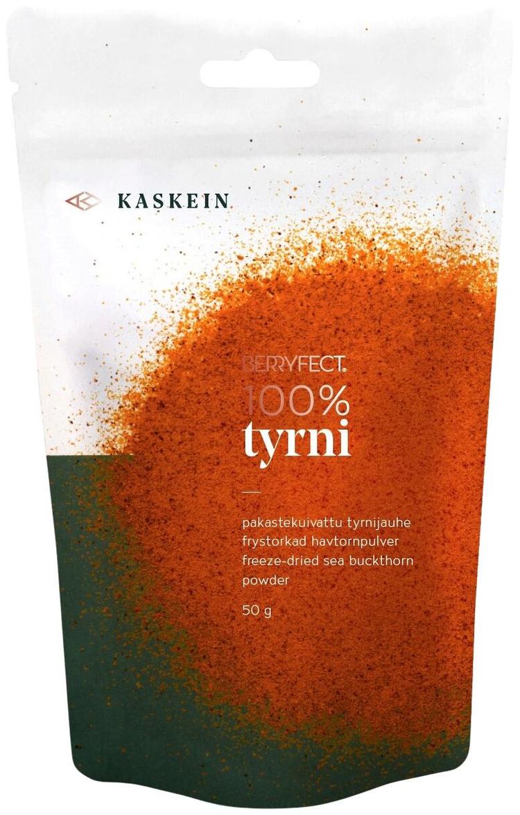 Kaskein Berryfect pakastekuivattu tyrnijauhe 50g