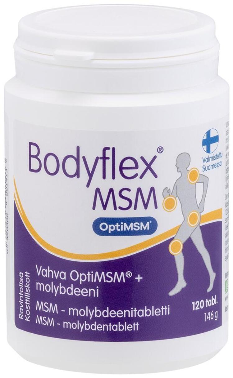 Bodyflex MSM MSM-molybdeenitabletti 120 tabl