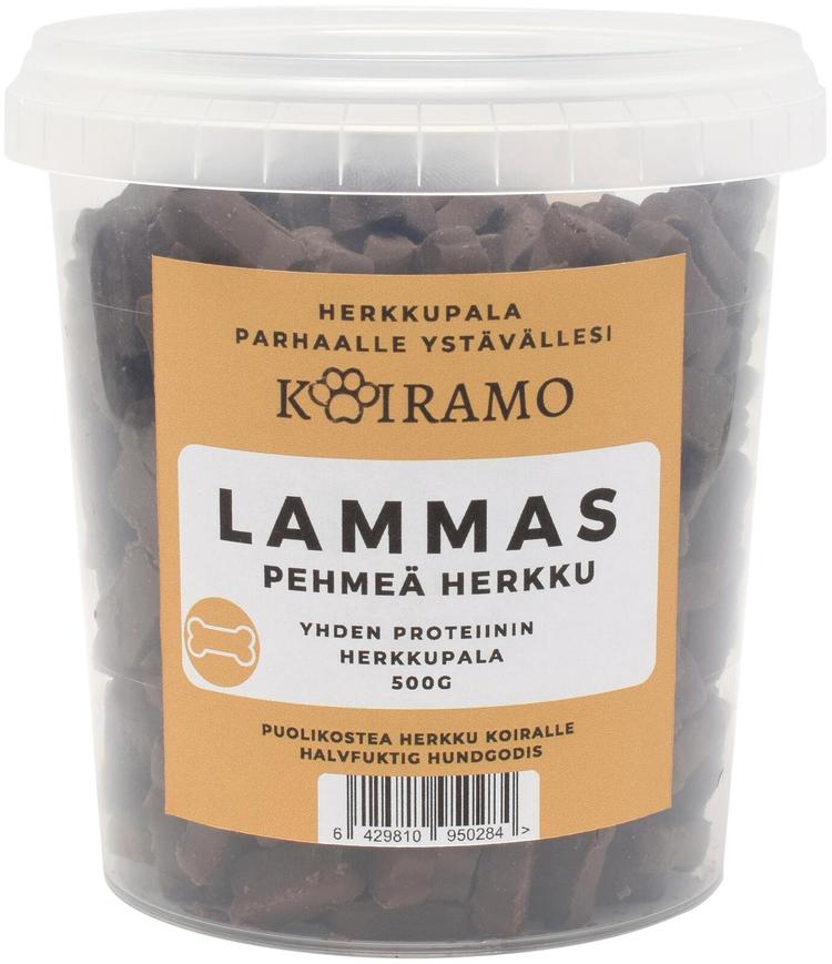 Koiramo Pehmeä herkku LAMMAS, puolikostea koiranherkku 500g