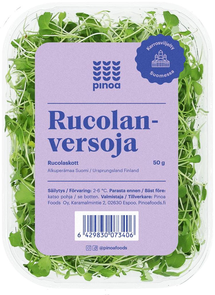 Pinoa Foods Rucolanverso 50g