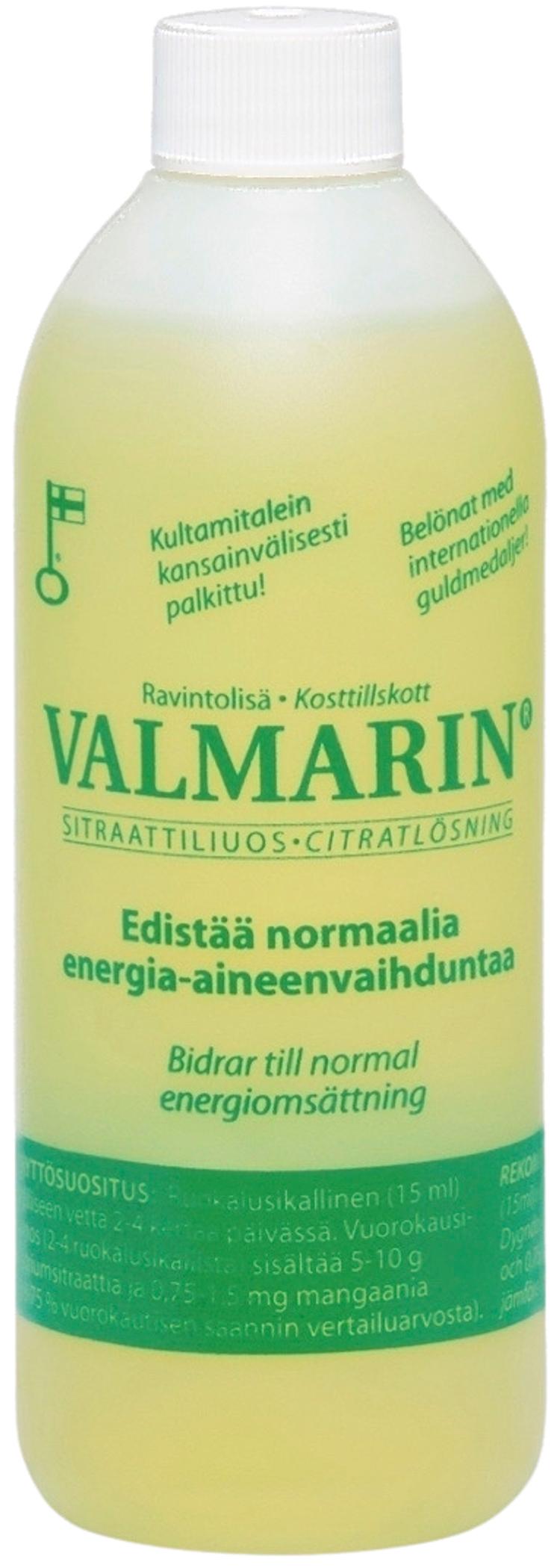 Valmarin sitraattiliuos 250ml