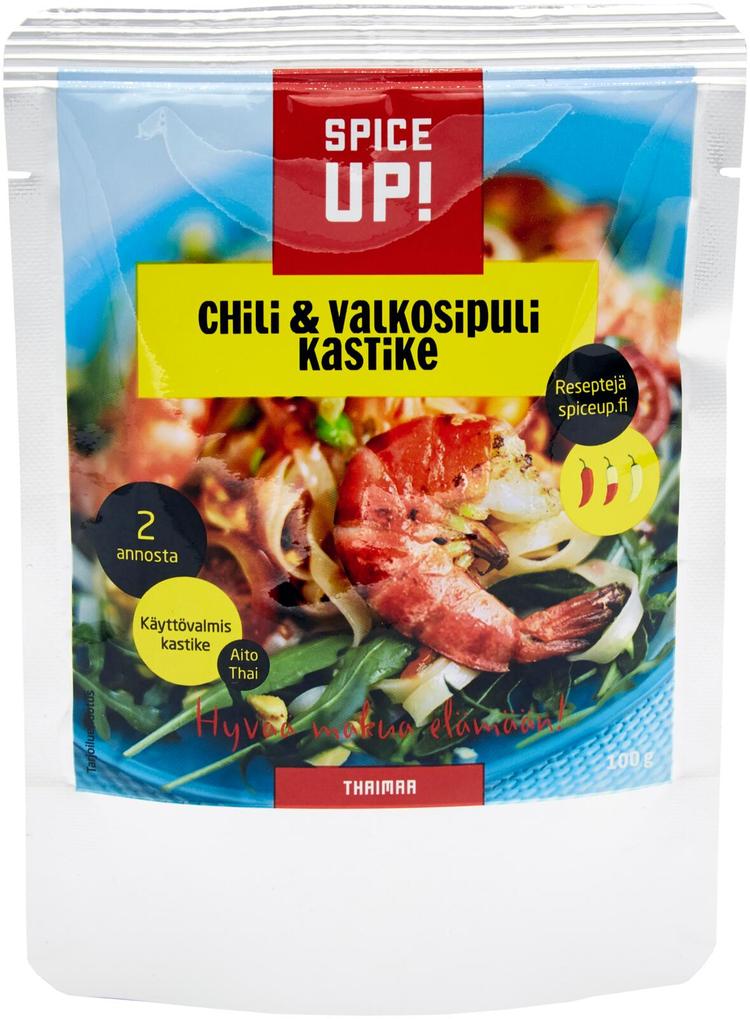 Spice Up! Chili & valkosipulikastike 100g