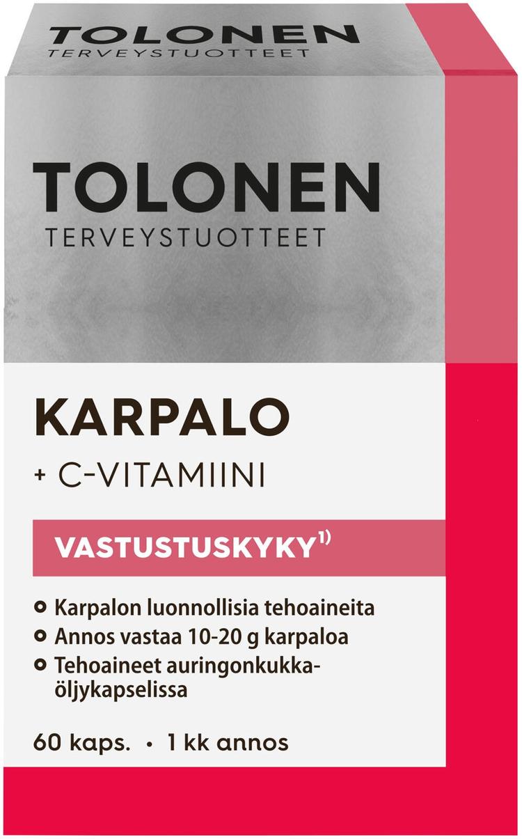 Tolonen Karpalo + C-vitamiini 60kaps