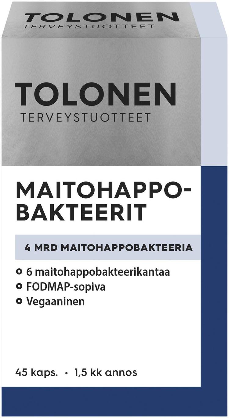 Tolonen Maitohappobakteeri 4 mrd 45 kaps