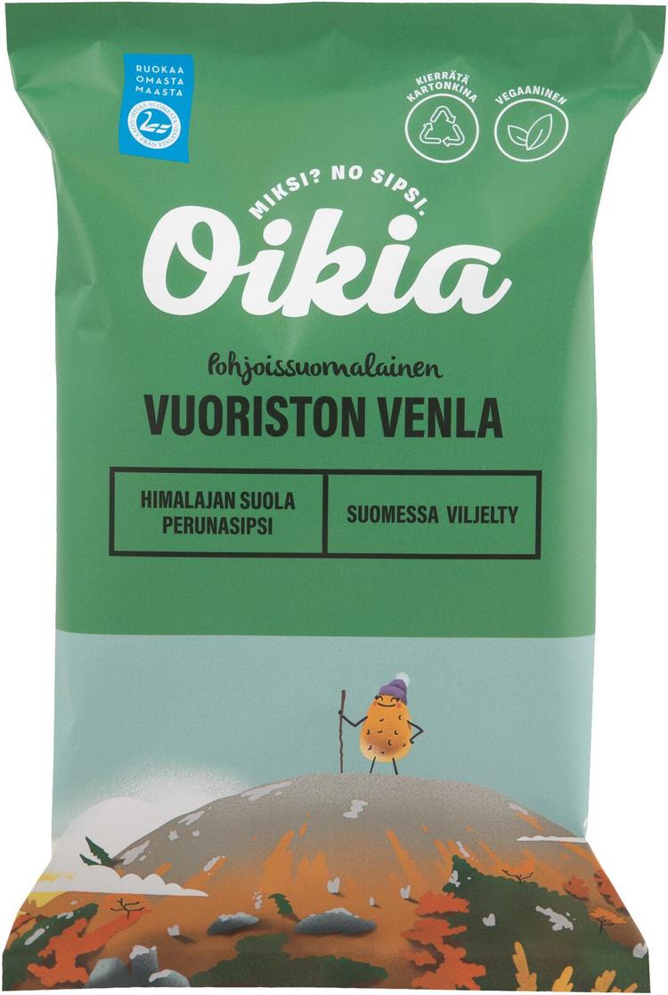 Oikia Vuoriston Venla Perunalastu 350g