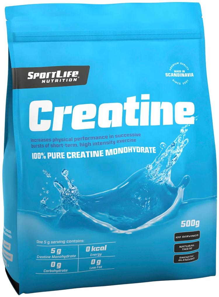 SportLife Nutrition Creatine 500g Kreatiinimonohydraatti