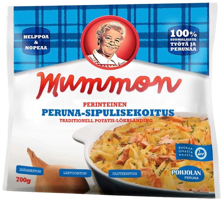 Mummon Peruna-sipulisekoitus 700 g, pakaste