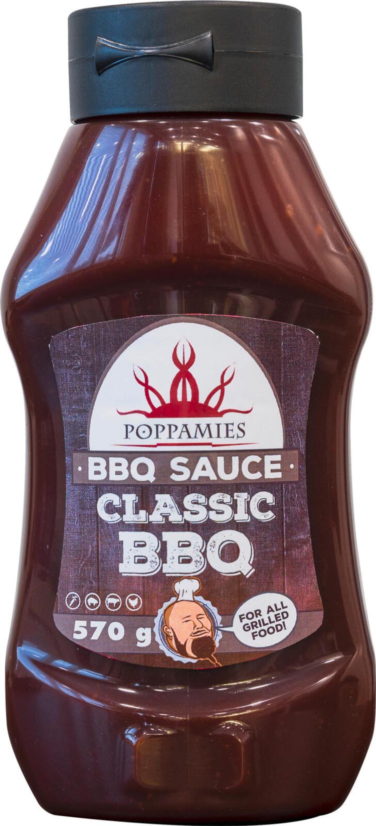 Poppamies BBQ Sauce Classic BBQ grillikastike 570g