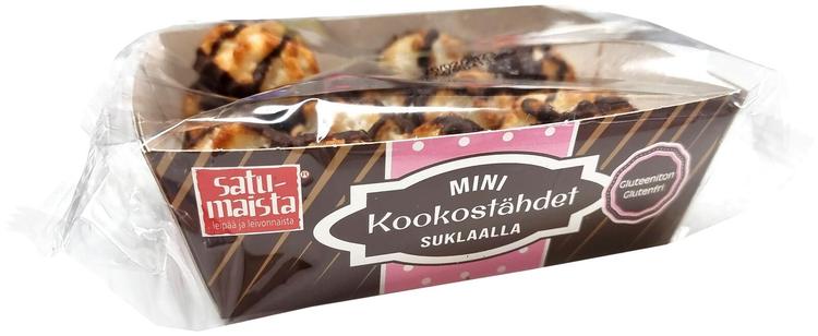 SATUMAISTA MINI KOOKOSTÄHDET LEIVOKSET 200G