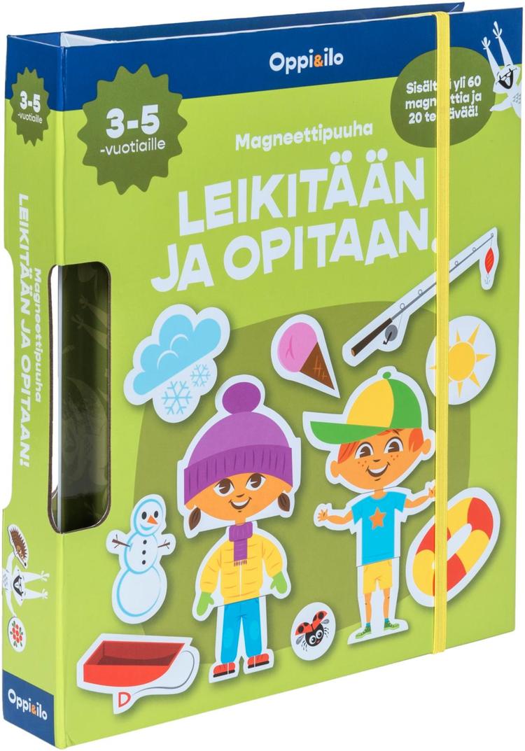 Magneettipuuha LEIKITÄÄN JA OPITAAN! 3-5 v