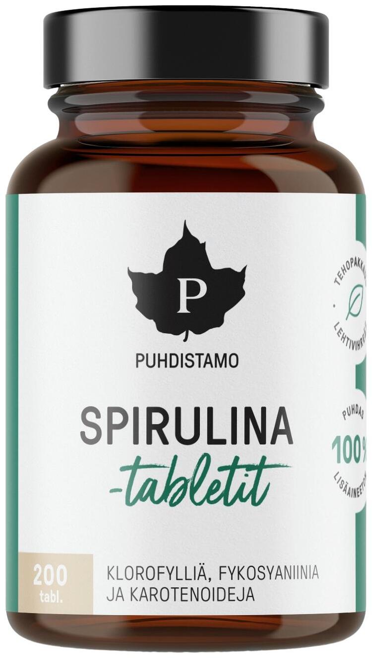 Puhdistamo Spirulinatabletit 200 tabl