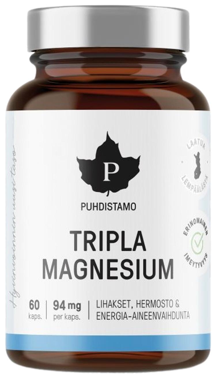 Puhdistamo Tripla Magnesium 60 kapselia