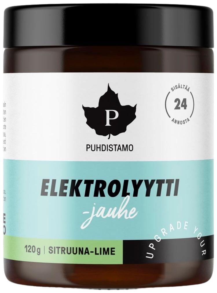 Puhdistamo Elektrolyyttijauhe Sitruuna Lime 120 g